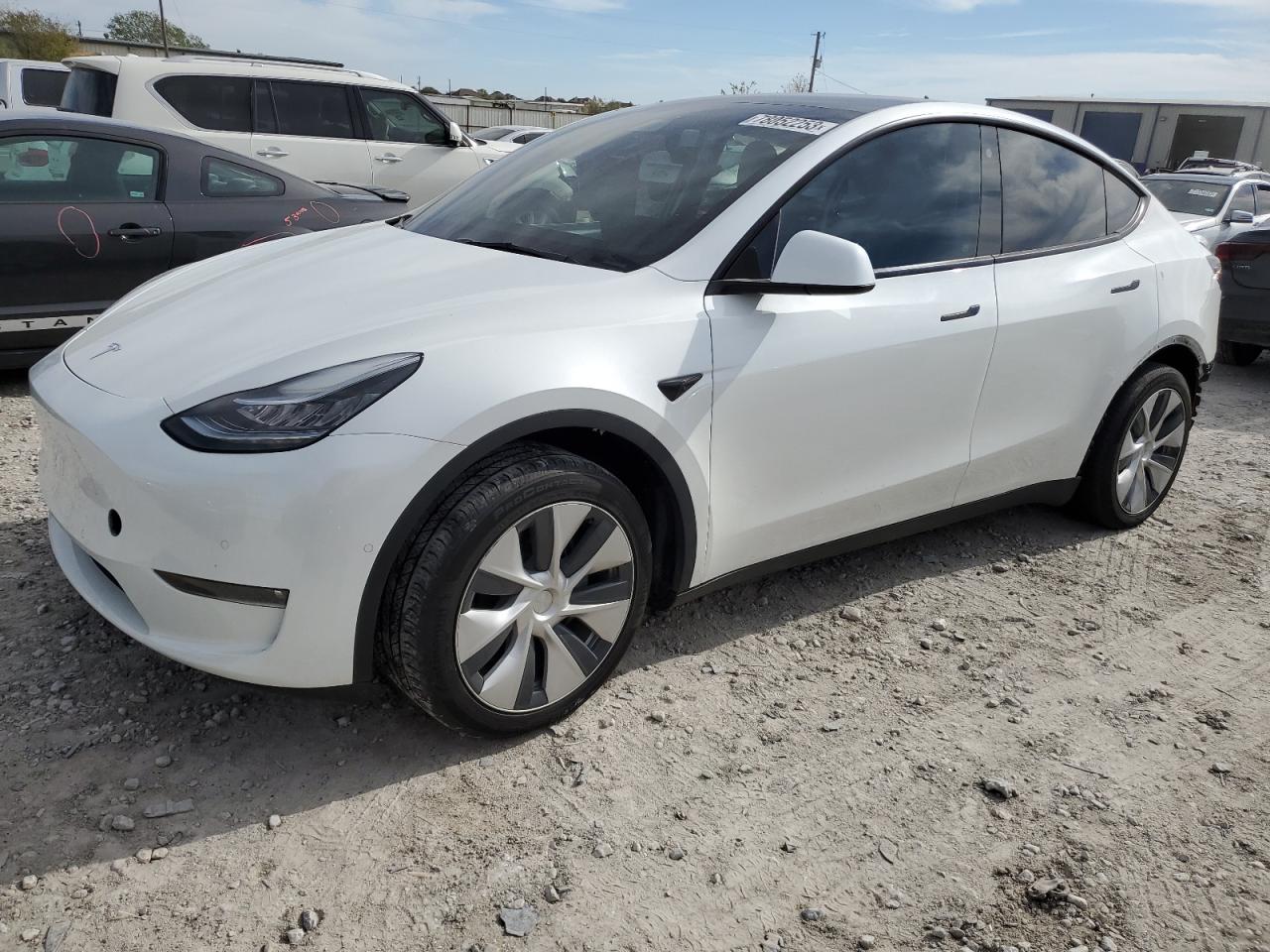 TESLA MODEL Y 2021 5yjygdee6mf245239