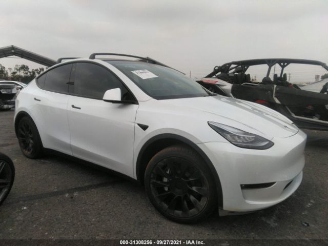 TESLA MODEL Y 2021 5yjygdee6mf262526