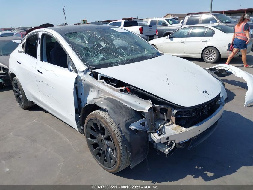 TESLA MODEL Y 2021 5yjygdee6mf296479