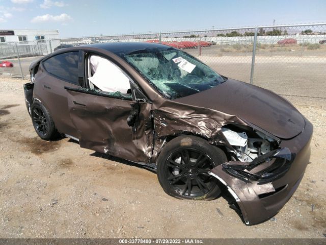 TESLA MODEL Y 2021 5yjygdee6mf303317