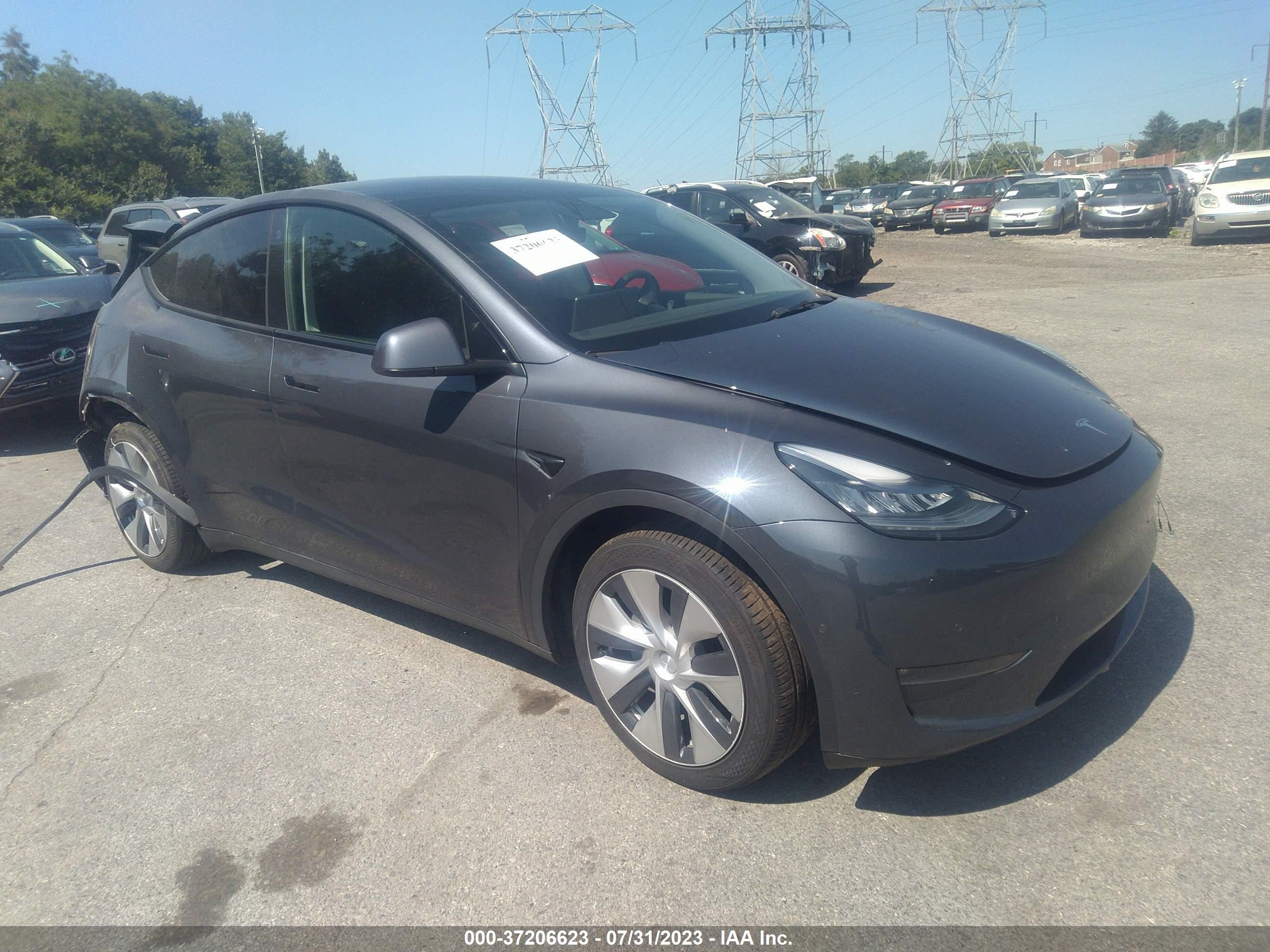 TESLA MODEL Y 2021 5yjygdee7mf086621