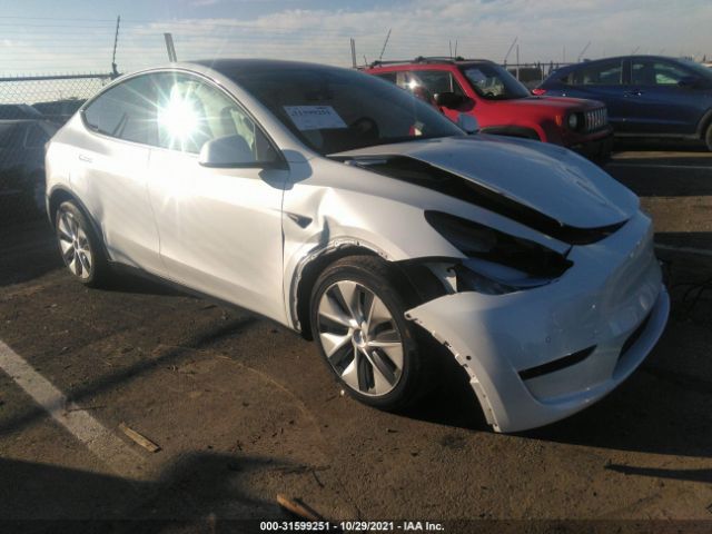 TESLA MODEL Y 2021 5yjygdee7mf096100