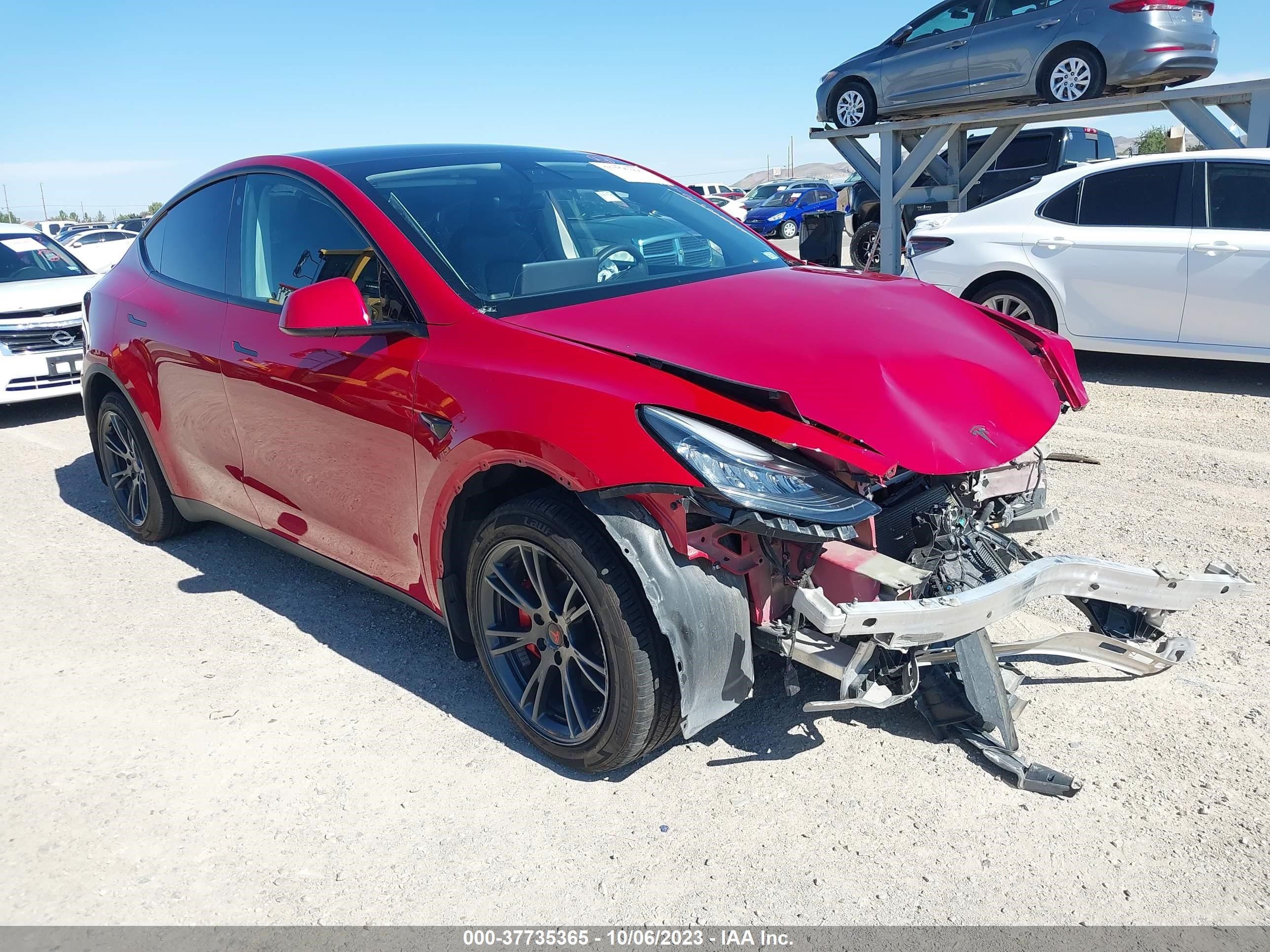 TESLA MODEL Y 2021 5yjygdee7mf144646