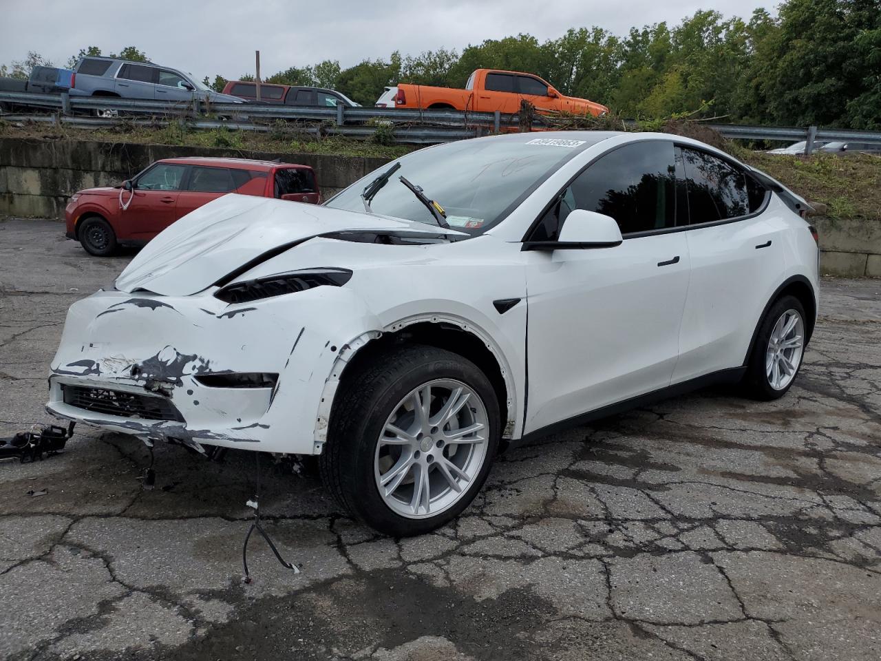 TESLA MODEL Y 2021 5yjygdee7mf199632