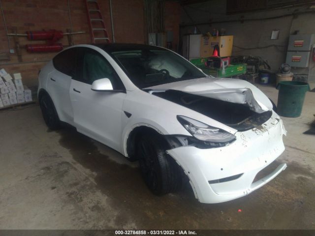 TESLA MODEL Y 2021 5yjygdee8mf087728