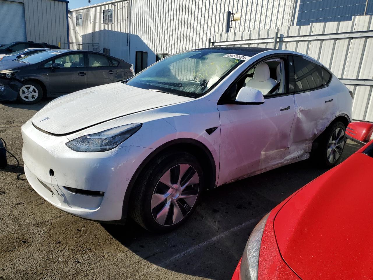 TESLA MODEL Y 2021 5yjygdee8mf224232