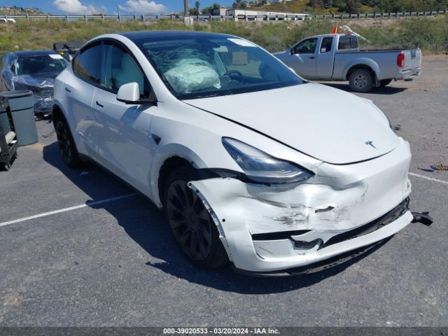 TESLA MODEL Y 2021 5yjygdee8mf257926