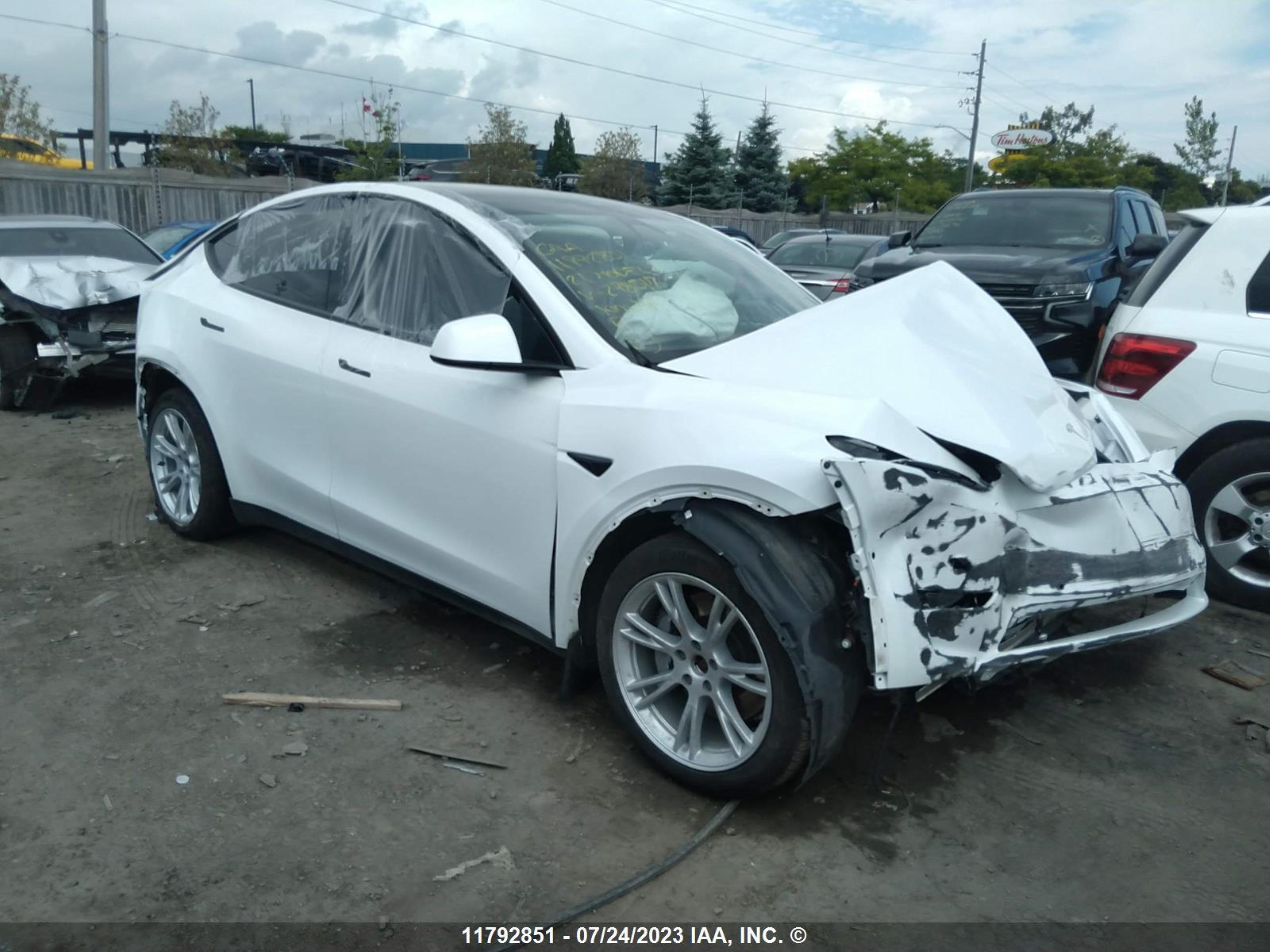 TESLA MODEL Y 2021 5yjygdee8mf278517