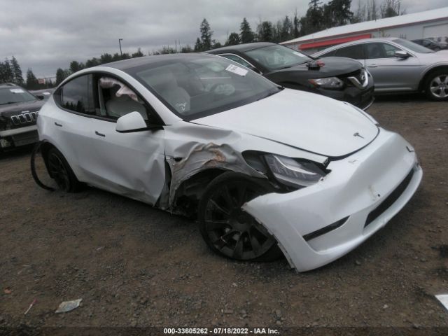 TESLA MODEL Y 2021 5yjygdee8mf293356