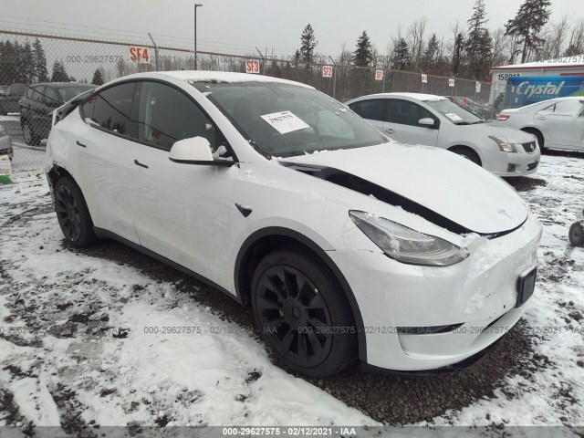 TESLA MODEL Y 2020 5yjygdee9lf058334