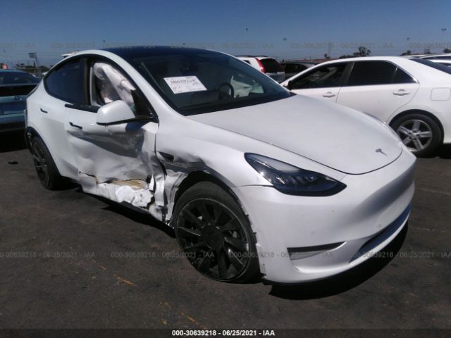 TESLA MODEL Y 2020 5yjygdee9mf095790