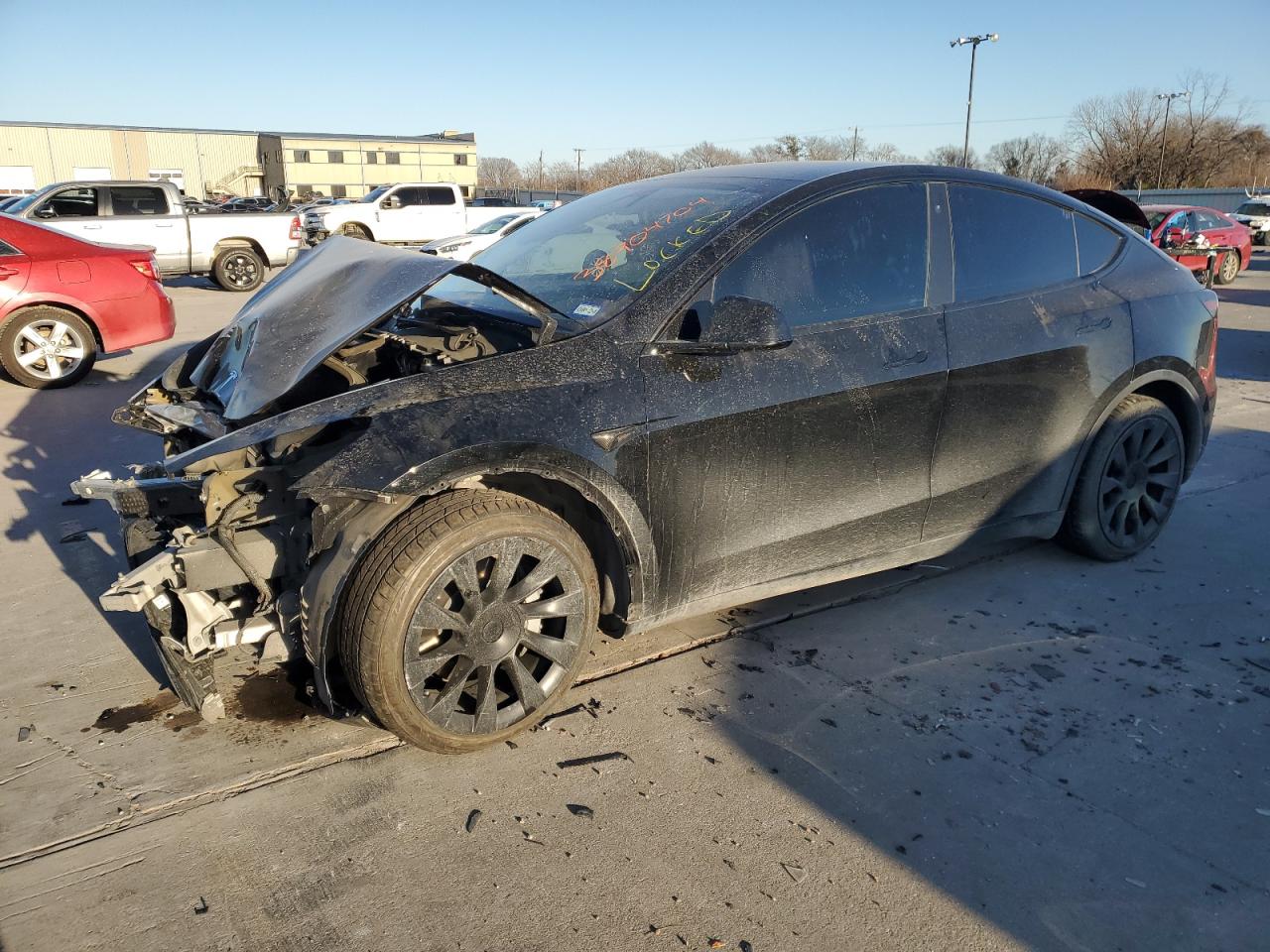 TESLA MODEL Y 2021 5yjygdee9mf180628