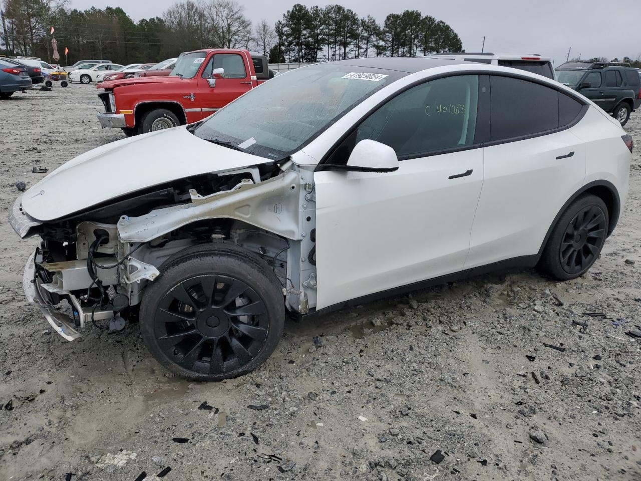 TESLA MODEL Y 2021 5yjygdee9mf232260