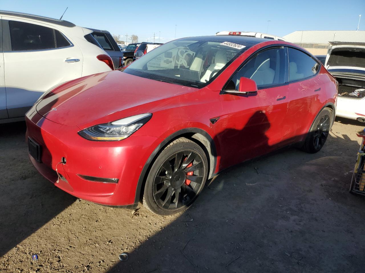 TESLA MODEL Y 2021 5yjygdee9mf300931