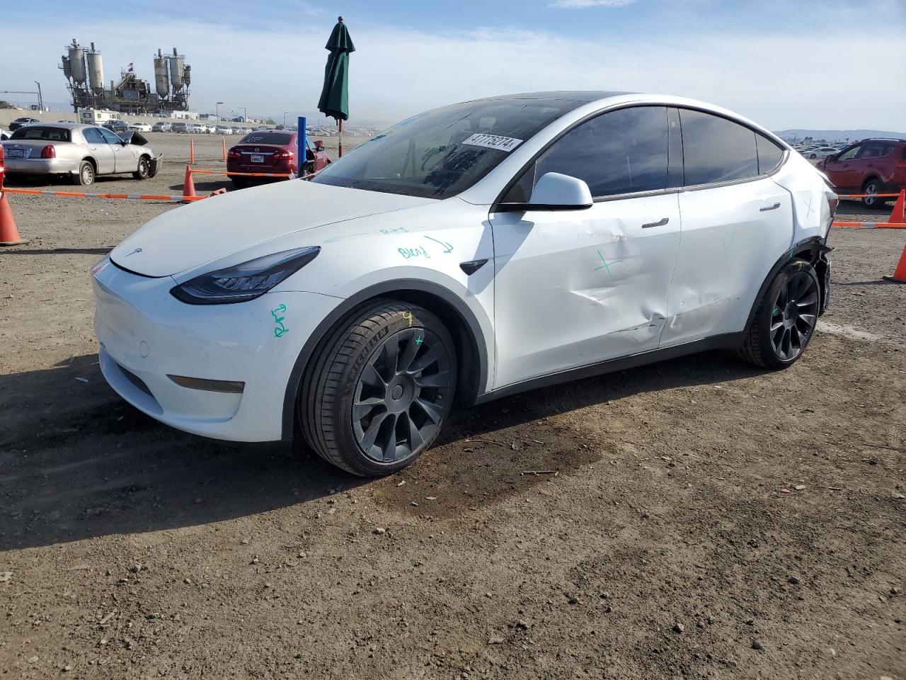 TESLA MODEL Y 2020 5yjygdeexlf046080