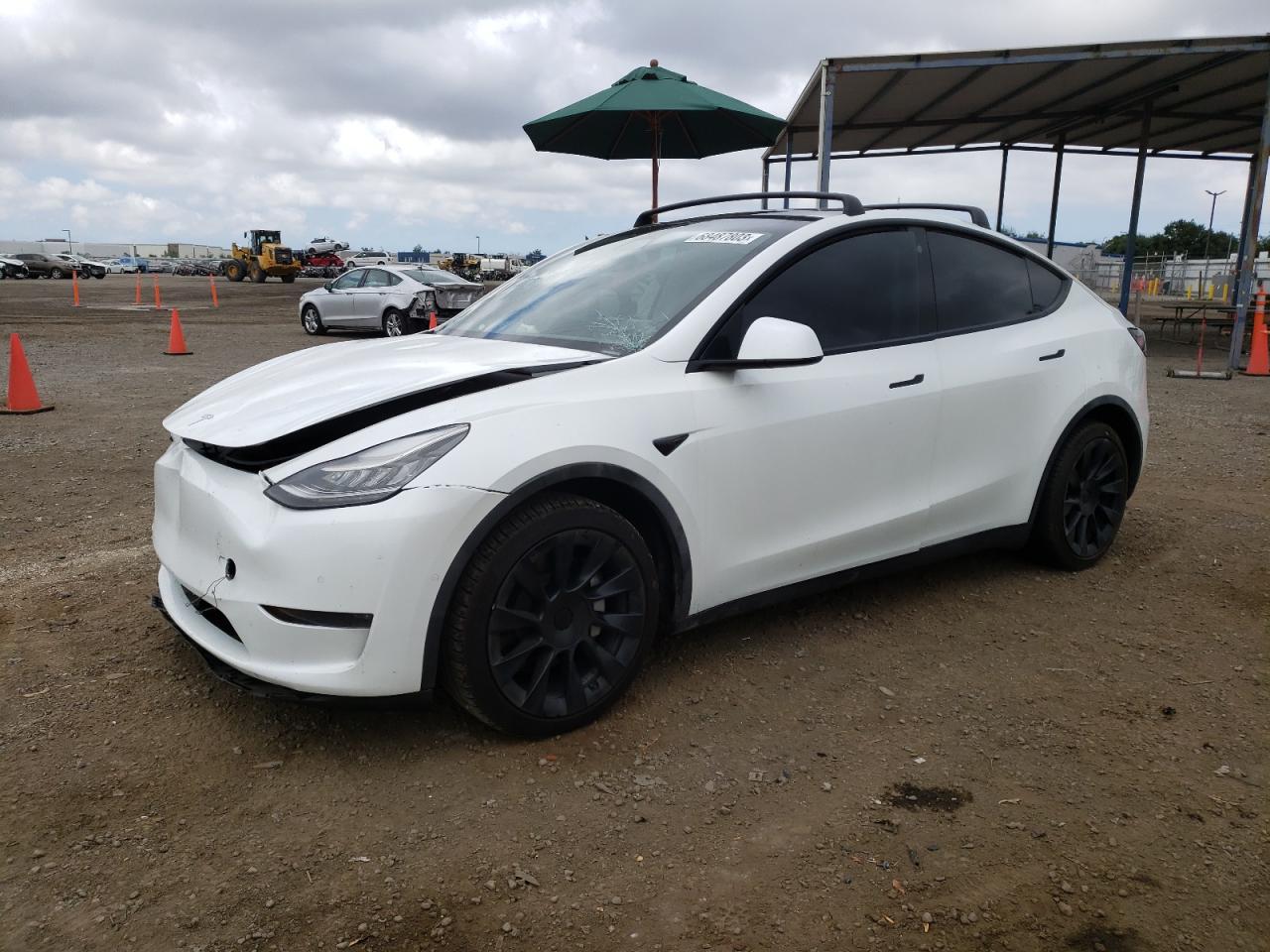 TESLA MODEL Y 2021 5yjygdeexmf061955