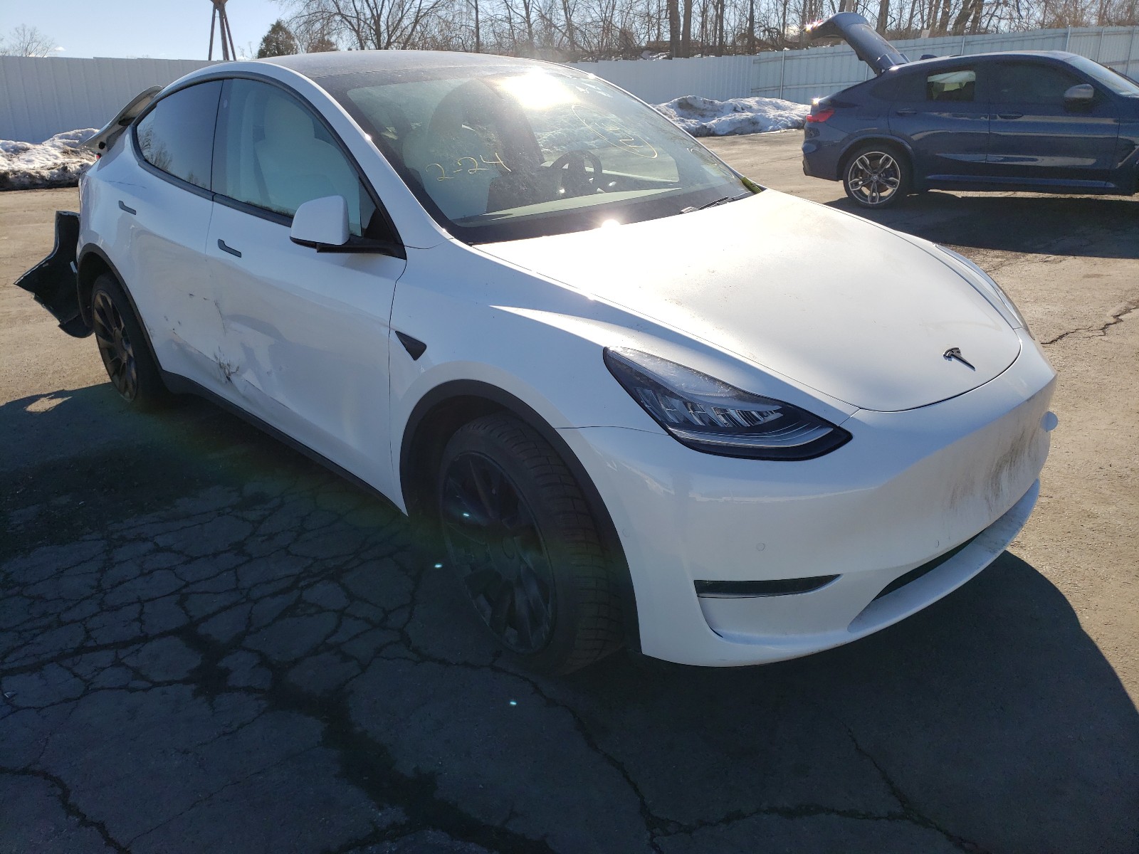 TESLA MODEL Y 2021 5yjygdeexmf067027