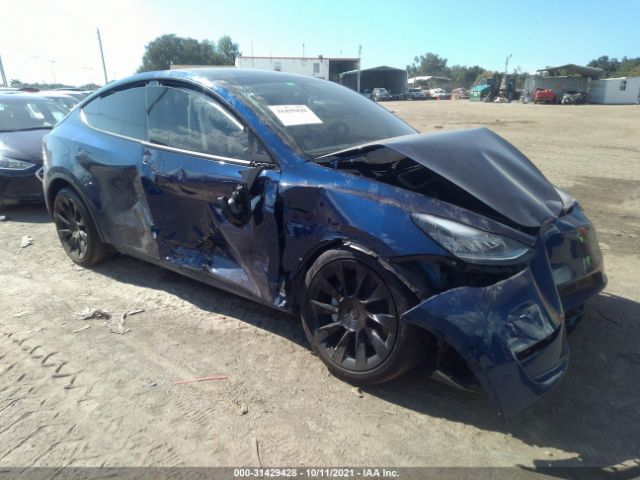 TESLA MODEL Y 2021 5yjygdeexmf078111