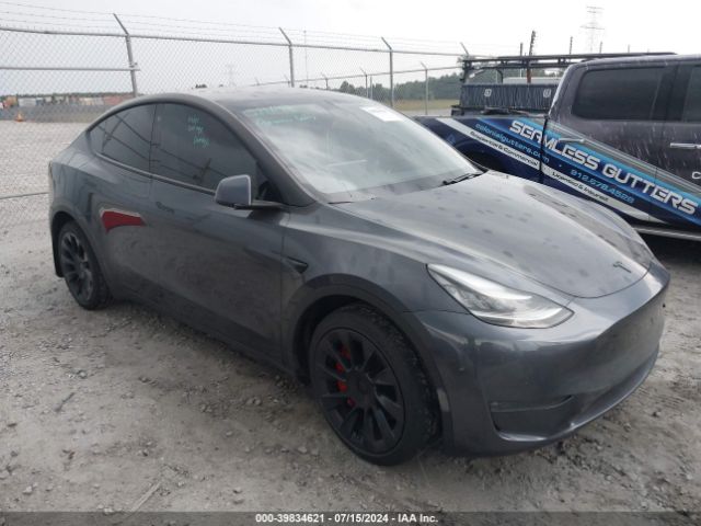 TESLA MODEL Y 2021 5yjygdeexmf080652