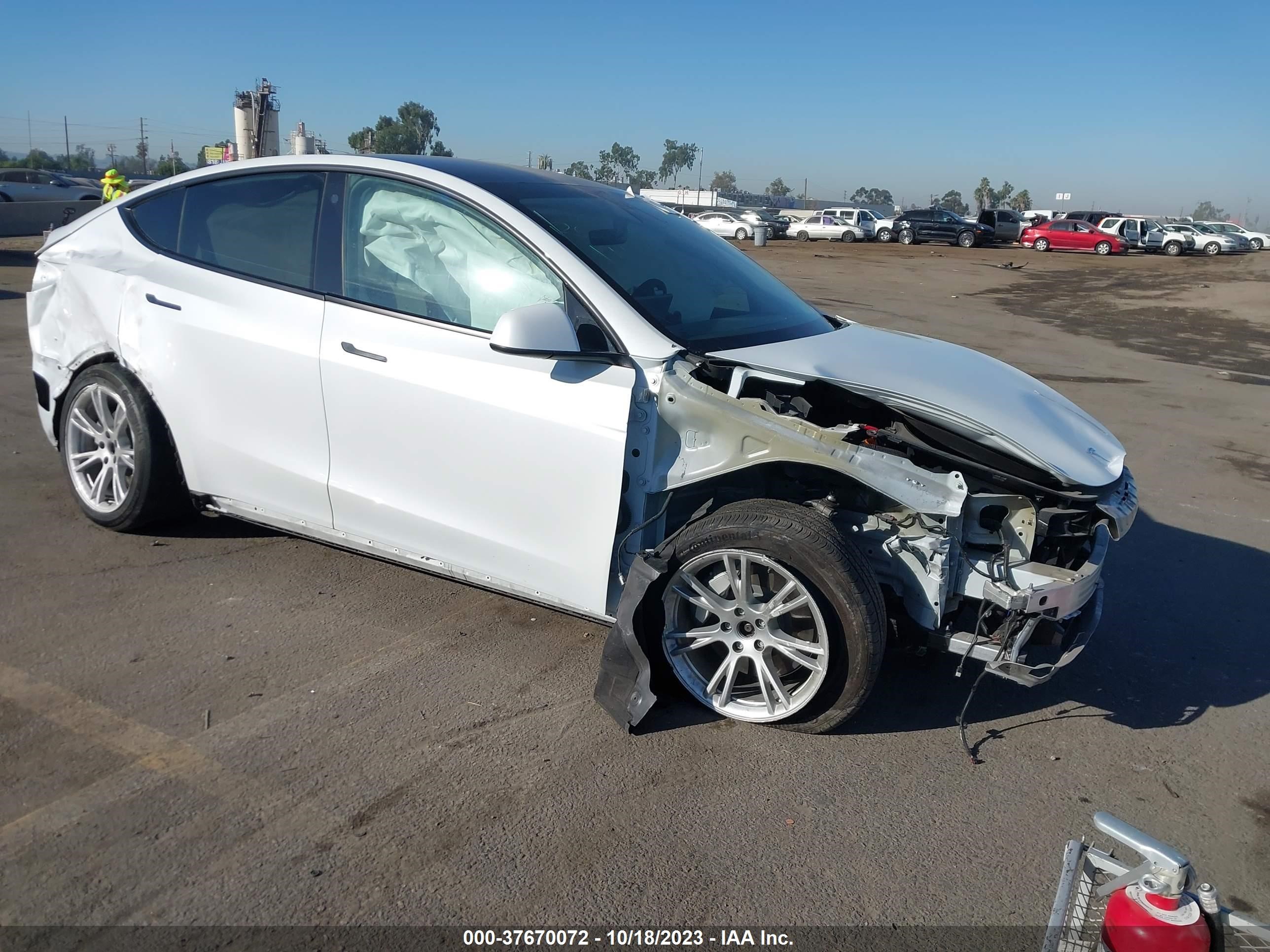 TESLA MODEL Y 2021 5yjygdeexmf093630