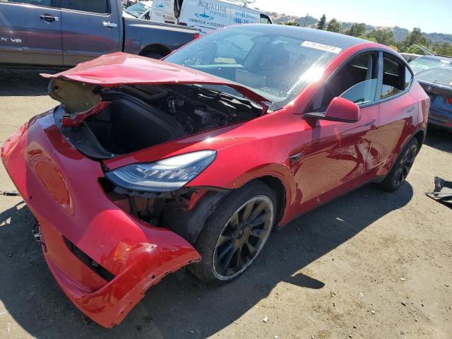 TESLA MODEL Y 2021 5yjygdeexmf096379