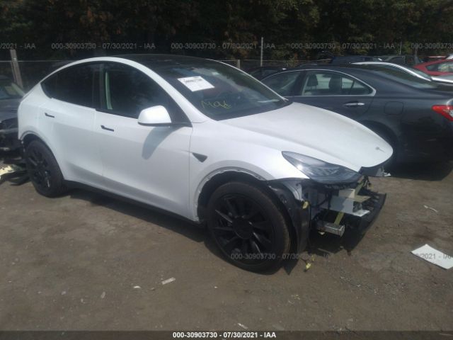 TESLA MODEL Y 2021 5yjygdeexmf107896