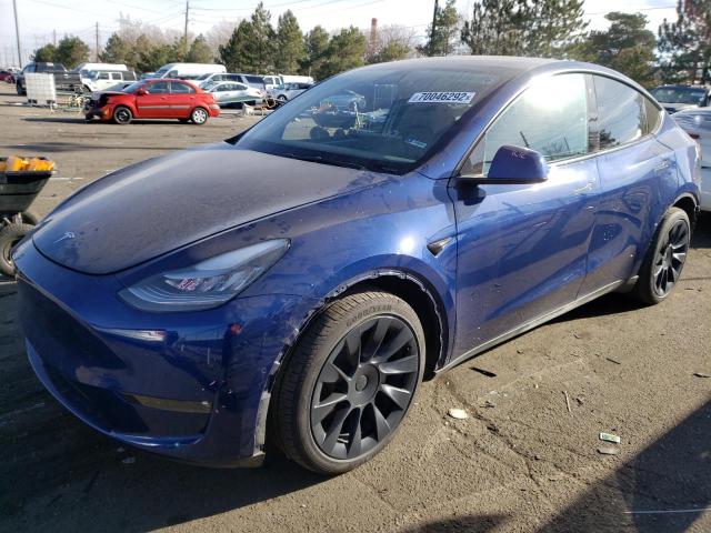 TESLA MODEL Y 2021 5yjygdeexmf108207