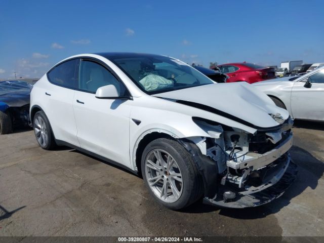 TESLA MODEL Y 2021 5yjygdeexmf152059