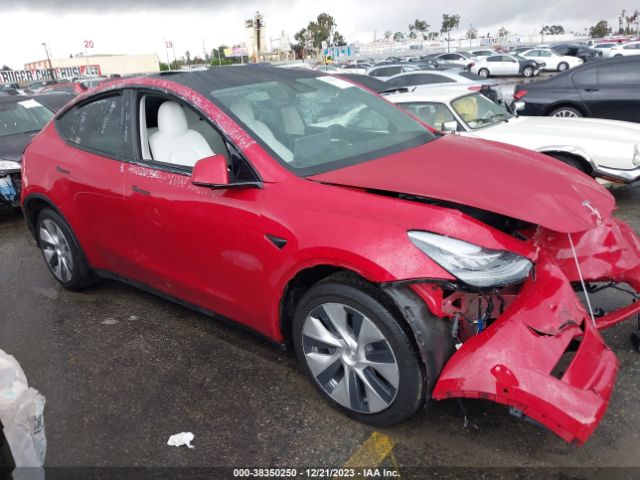 TESLA MODEL Y 2021 5yjygdeexmf195686