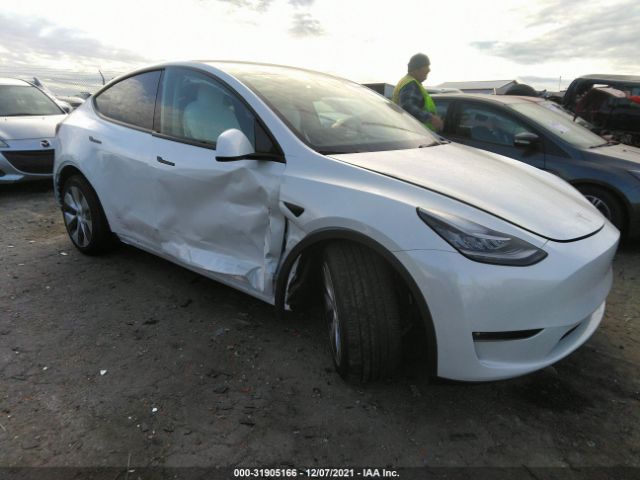 TESLA MODEL Y 2021 5yjygdeexmf222563