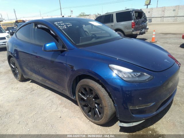 TESLA MODEL Y 2021 5yjygdeexmf239475