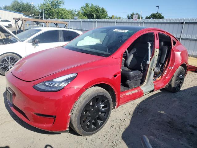 TESLA MODEL Y 2021 5yjygdeexmf255014