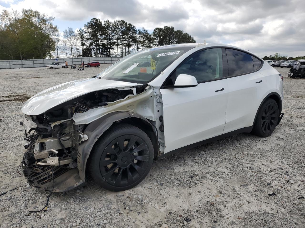 TESLA MODEL Y 2020 5yjygdef0lf004204