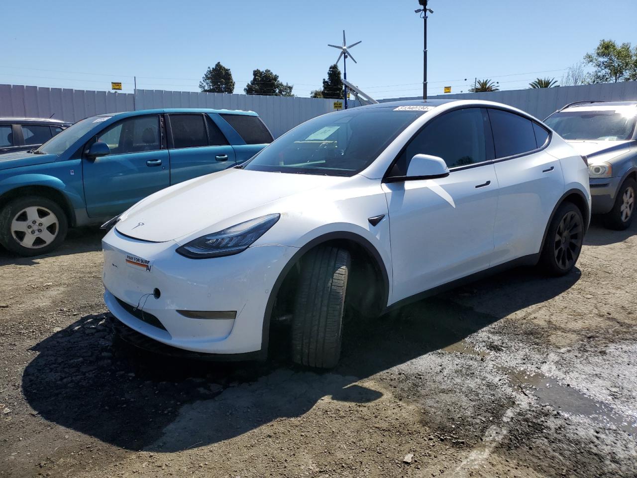 TESLA MODEL Y 2020 5yjygdef0lf004221