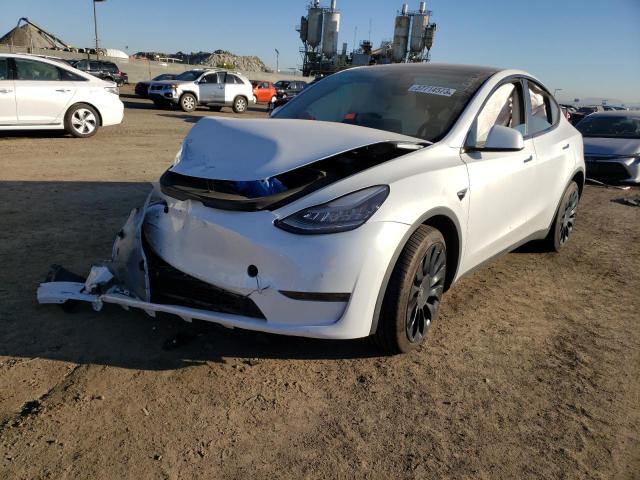 TESLA MODEL Y 2020 5yjygdef0lf023853