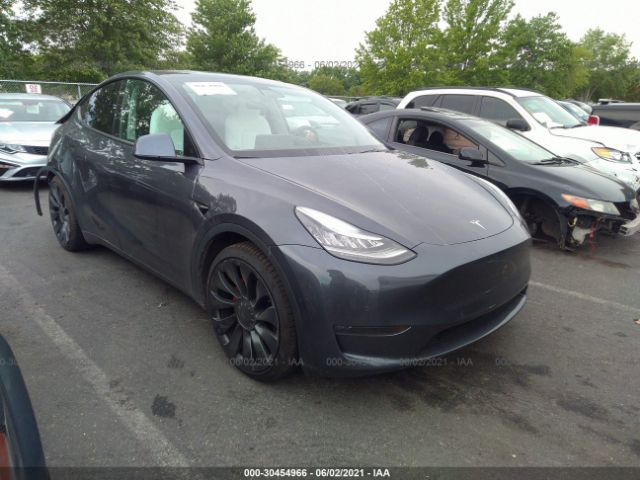 TESLA MODEL Y 2020 5yjygdef0lf046856