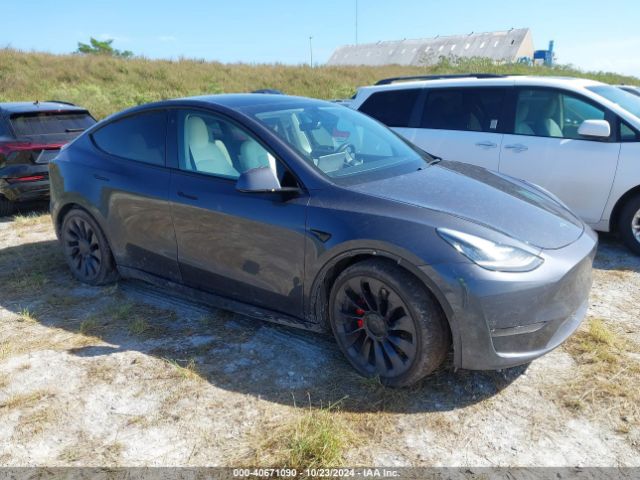 TESLA MODEL Y 2021 5yjygdef0mf090096