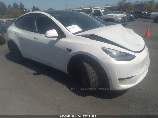 TESLA MODEL Y 2021 5yjygdef0mf098554