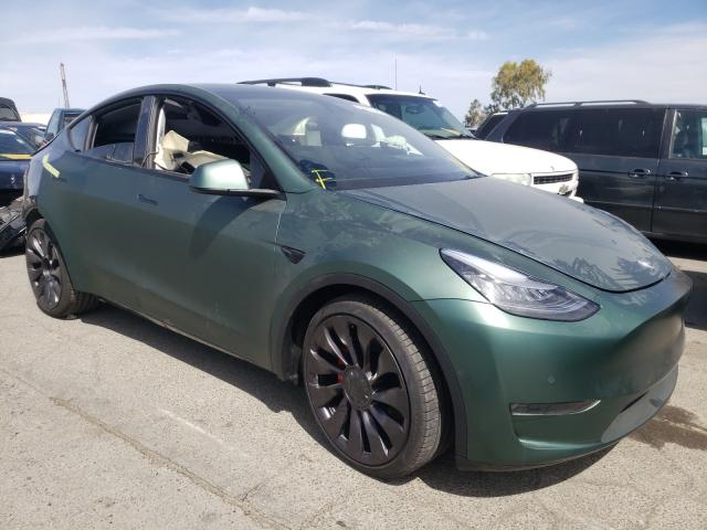 TESLA MODEL Y 2021 5yjygdef0mf098814