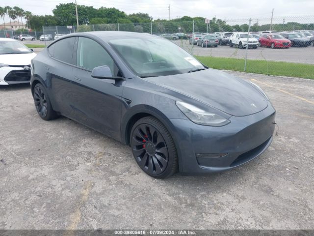 TESLA MODEL Y 2021 5yjygdef0mf189422