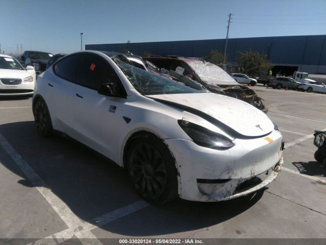 TESLA MODEL Y 2021 5yjygdef0mf197116