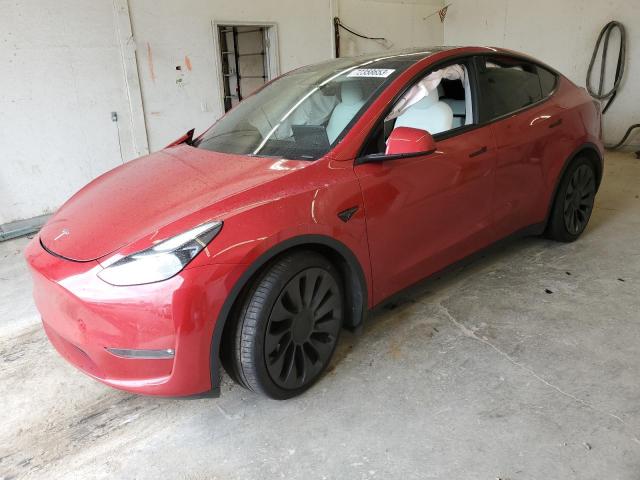 TESLA MODEL Y 2021 5yjygdef0mf209605