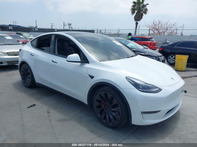 TESLA MODEL Y 2021 5yjygdef0mf230471