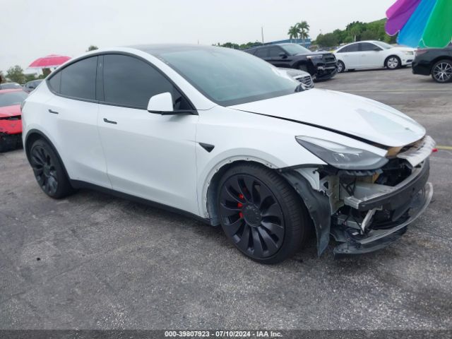 TESLA MODEL Y 2021 5yjygdef0mf258819