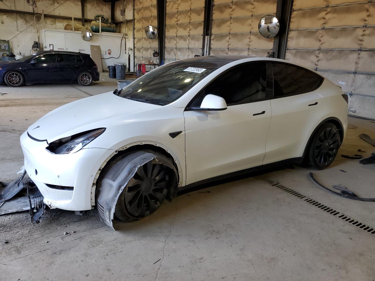 TESLA MODEL Y 2020 5yjygdef1lf038510