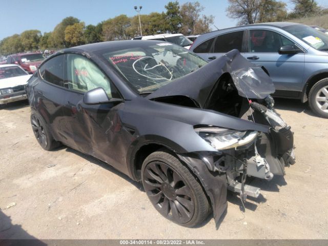 TESLA MODEL Y 2020 5yjygdef1lf043335