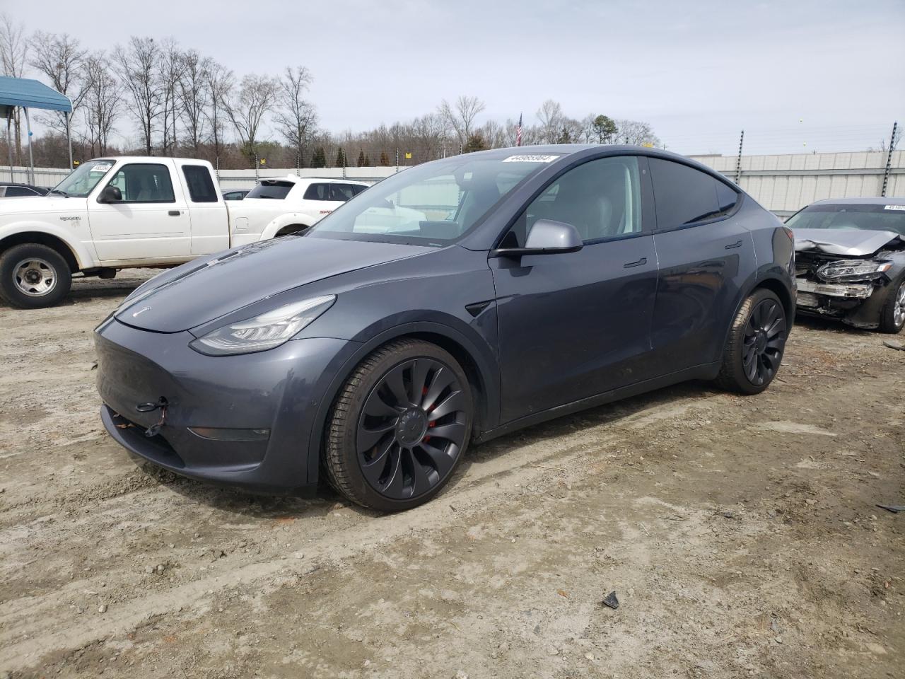 TESLA MODEL Y 2020 5yjygdef1lf050172