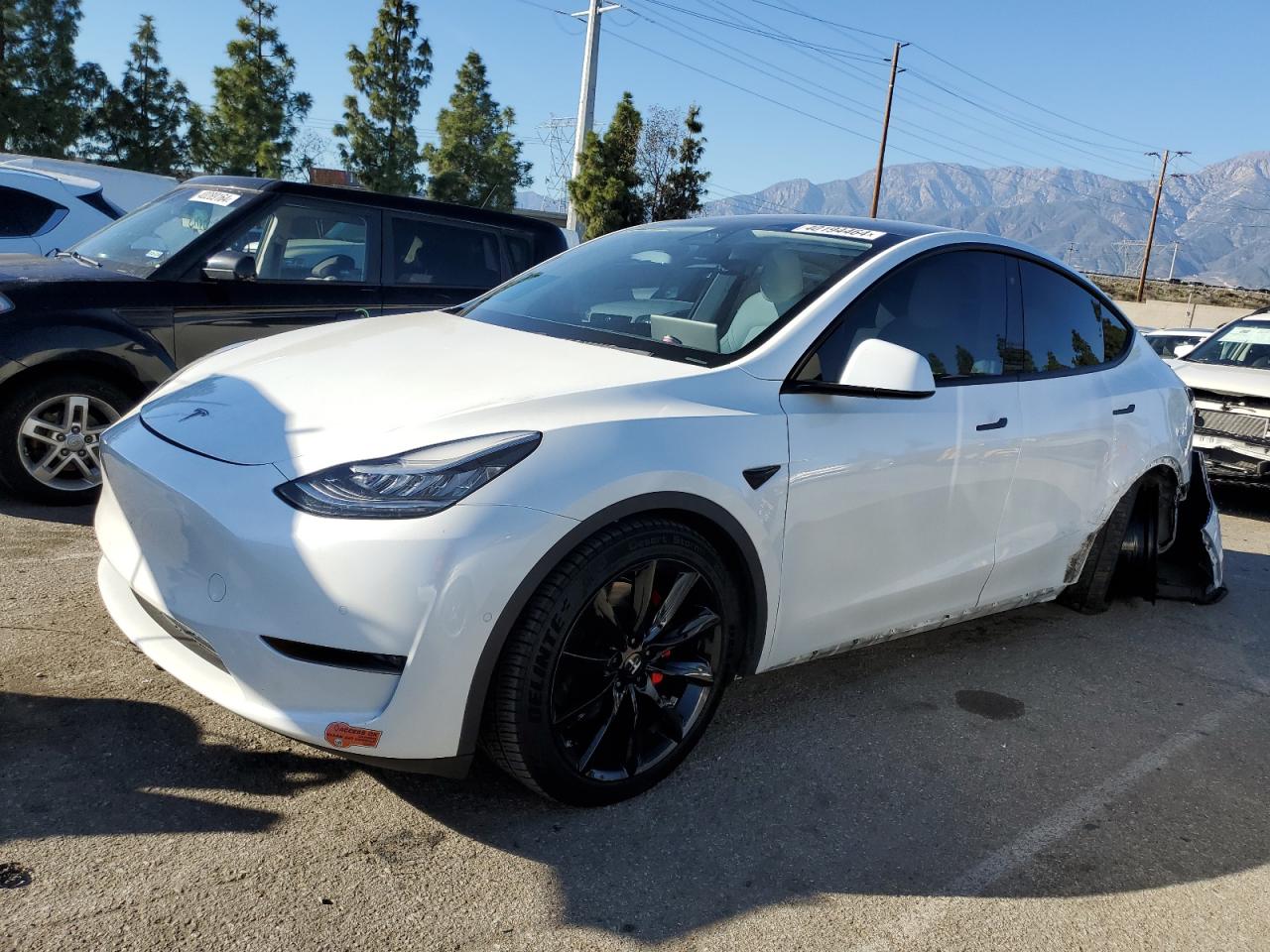 TESLA MODEL Y 2020 5yjygdef1lf051774