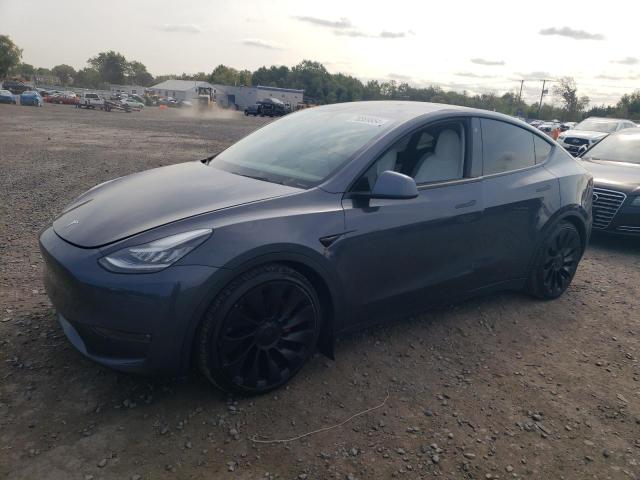 TESLA MODEL Y 2021 5yjygdef1mf072108