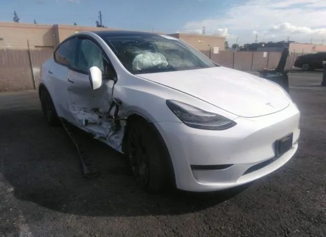 TESLA MODEL Y 2021 5yjygdef1mf072982